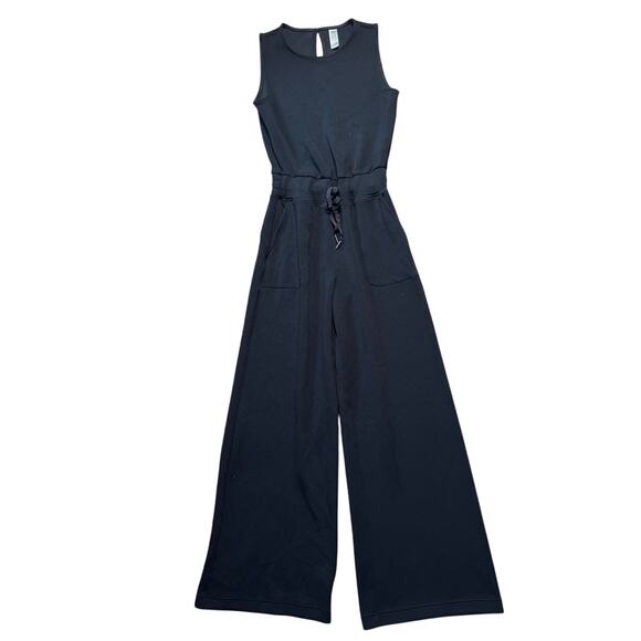 SPANX Air Essentials Sleeveless Jumpsuit, black size Women's XS, SOFT, Comfy - Picture 1 of 11
